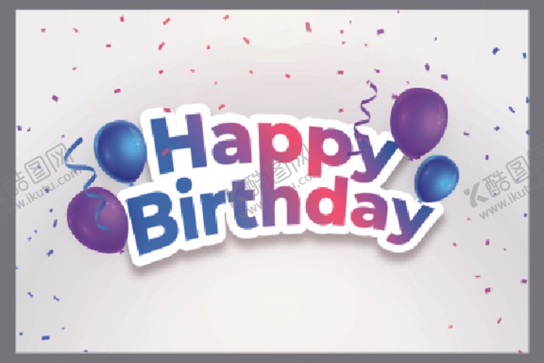 编号：30531909190119355681【酷图网】源文件下载-生日背景生日派对生日气球
