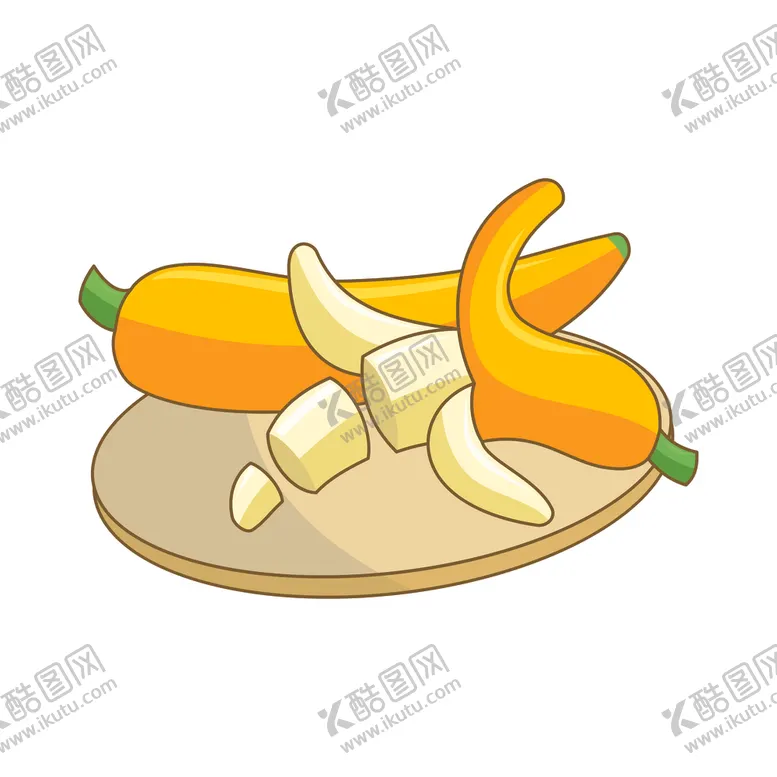 编号：42492303111646324843【酷图网】源文件下载-手绘香蕉