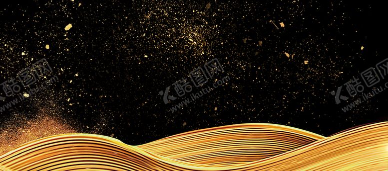 编号：97145609242320539381【酷图网】源文件下载-黑金背景