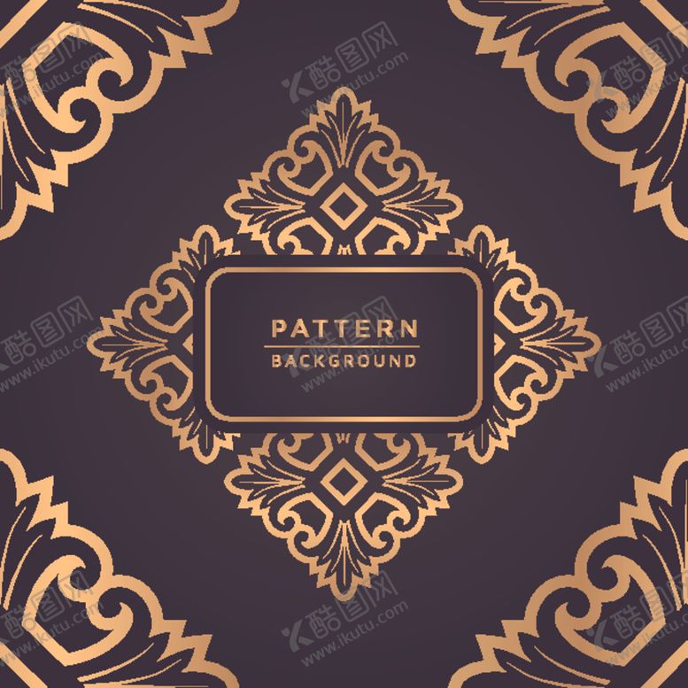 编号：53544906190834098500【酷图网】源文件下载-金色花纹