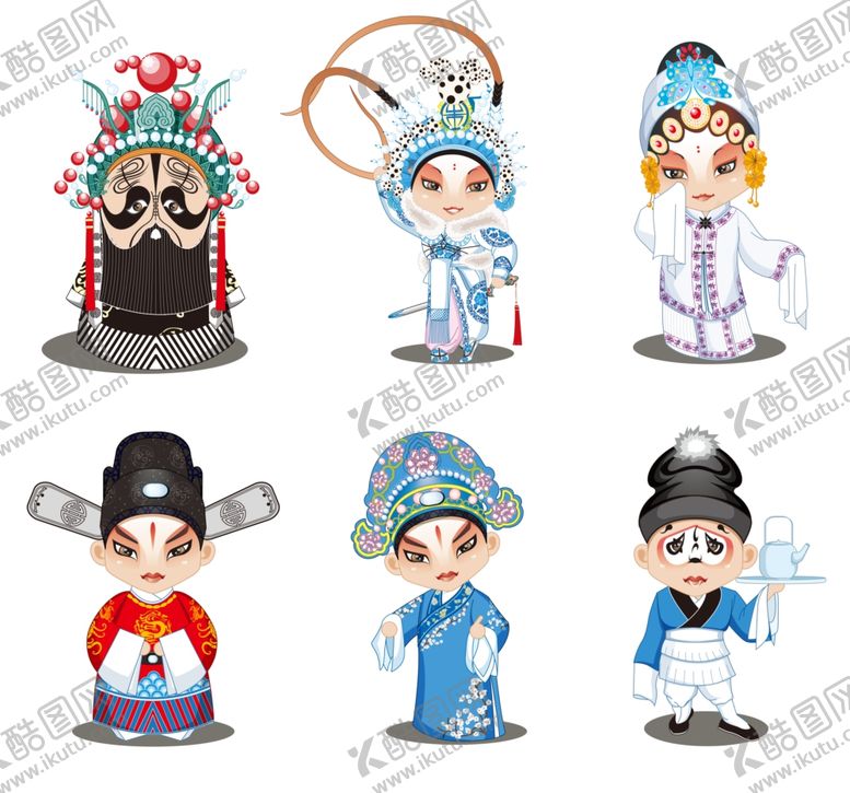 编号：95884110072309274332【酷图网】源文件下载-京剧人物