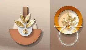 中式家居装饰画图片新麋鹿禅意山水
