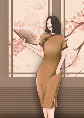 旗袍海报