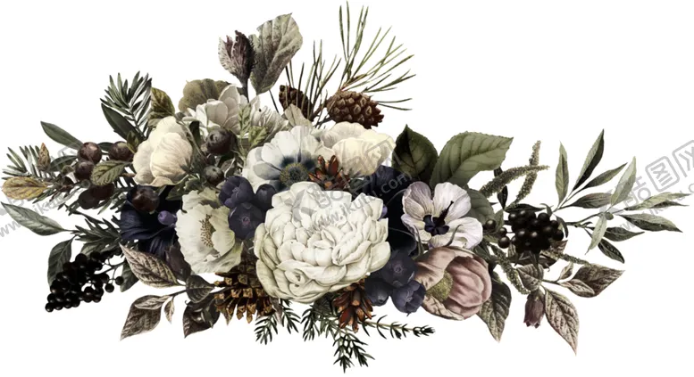 编号：80937709092125096262【酷图网】源文件下载-装饰花png