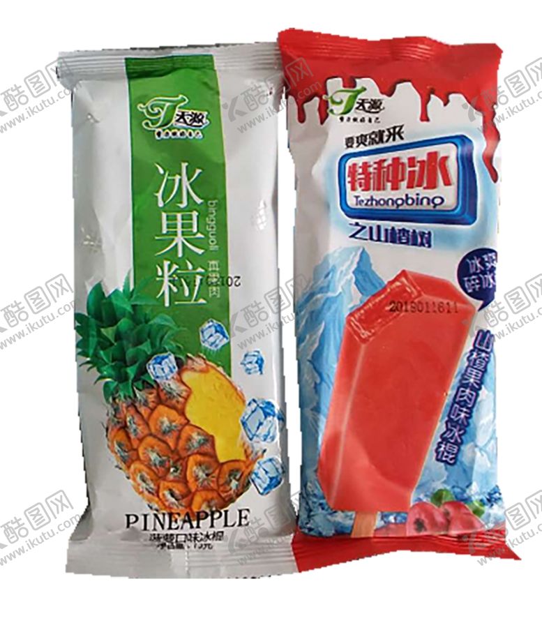 编号：68946606301835465990【酷图网】源文件下载-天源特种冰山楂菠萝味冰棍75g