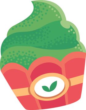 抹茶相关矢量图卡通绿色
