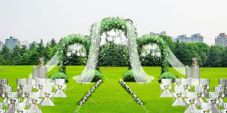 编号：20207710051905487933【酷图网】源文件下载-森系婚礼场景