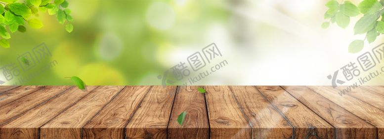 编号：94959811010041581263【酷图网】源文件下载-简约清新木板促销海报