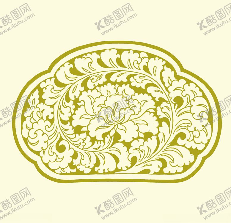 编号：12633806301012198850【酷图网】源文件下载-中式花纹