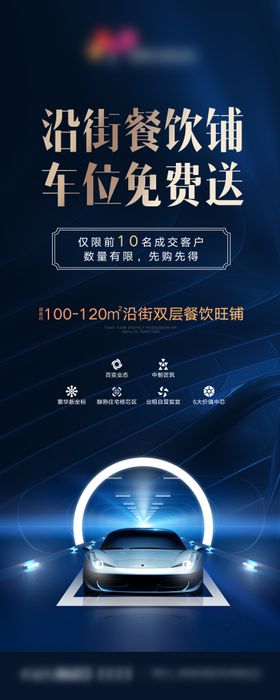 车位海报招租送地产