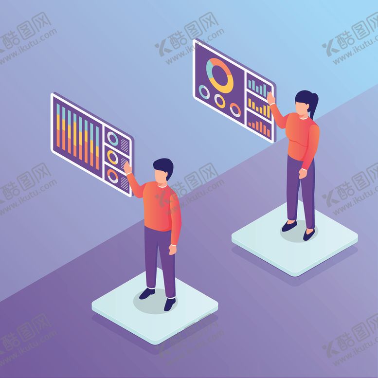 编号：97438109251503311259【酷图网】源文件下载-现代商务科技插画