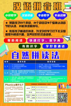 趣味 拼读 幼儿班 开课了 