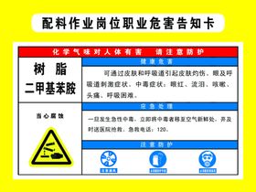 危害告知卡