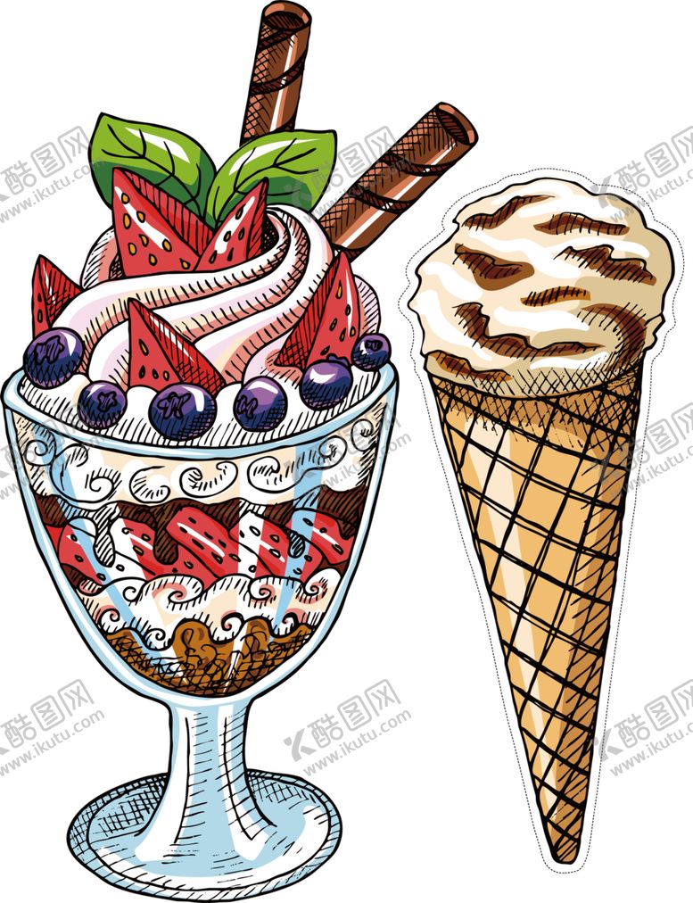 编号：86715706181322444766【酷图网】源文件下载-手绘蛋糕