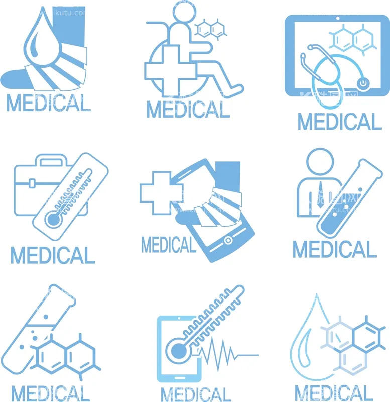 编号：62780309162330383142【酷图网】源文件下载-医疗化学生物图标    
