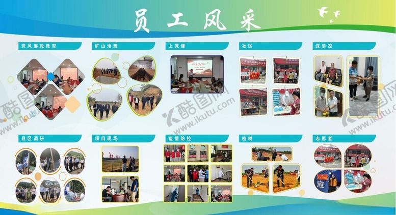 编号：53512301251103542918【酷图网】源文件下载-员工风采