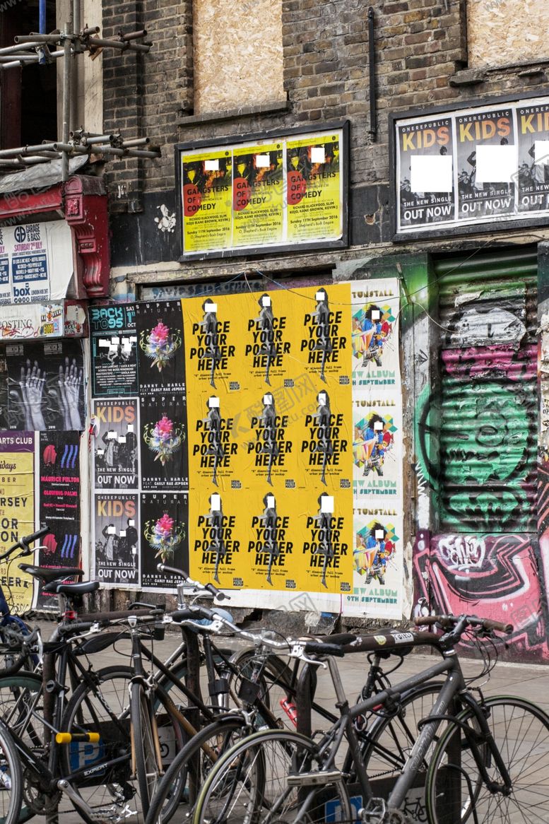 编号：77655207081354219829【酷图网】源文件下载-海报样机展示效果图