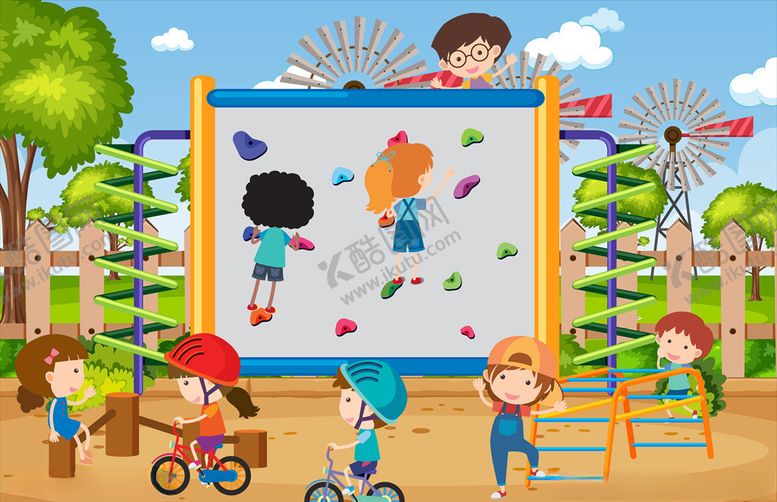 编号：15130209272044234602【酷图网】源文件下载-儿童游乐园