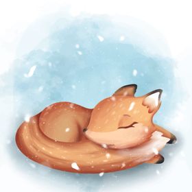 水彩动物插画卡通可爱鳄鱼呆萌