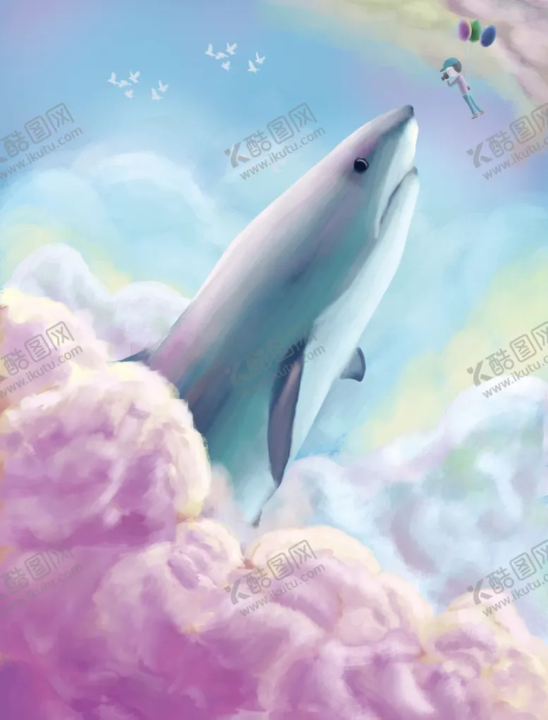 编号：65820404302127426036【酷图网】源文件下载-鲸插画