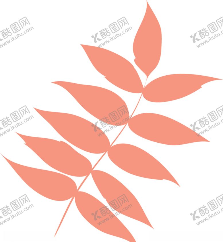 编号：57413810232209238440【酷图网】源文件下载-矢量树叶插图
