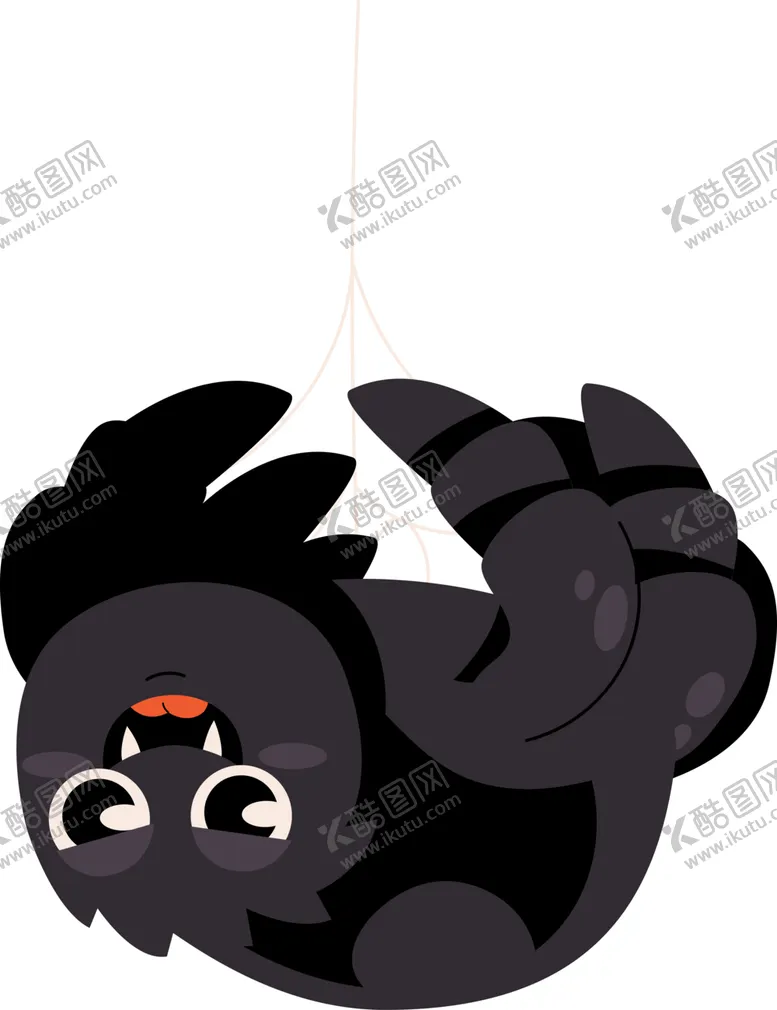 编号：39646602092132424298【酷图网】源文件下载-卡通可爱蜘蛛