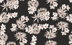 花卉大牌女装印