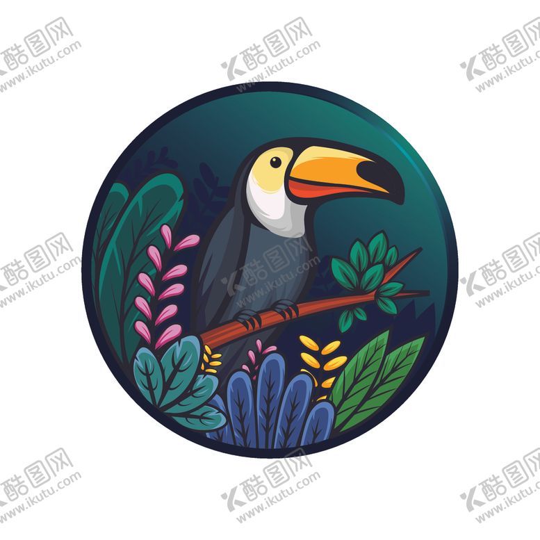 编号：83109607121350201697【酷图网】源文件下载-禽类LOGO标志
