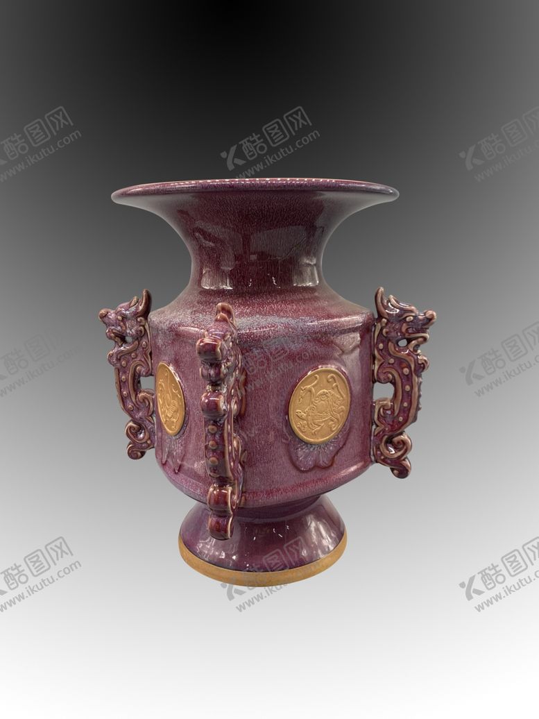 编号：81276106281655045604【酷图网】源文件下载-龙花瓶