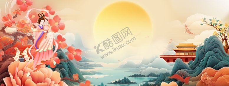 编号：46116603010435192381【酷图网】源文件下载-国潮风背景