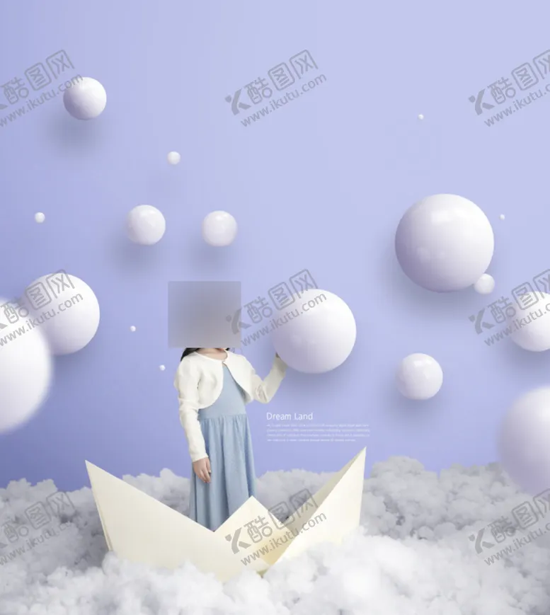 编号：86571410082150532690【酷图网】源文件下载-可爱孩子儿童梦想创意摄影背景