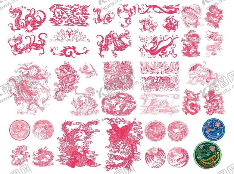 编号：41557607020254365504【酷图网】源文件下载-龙凤
