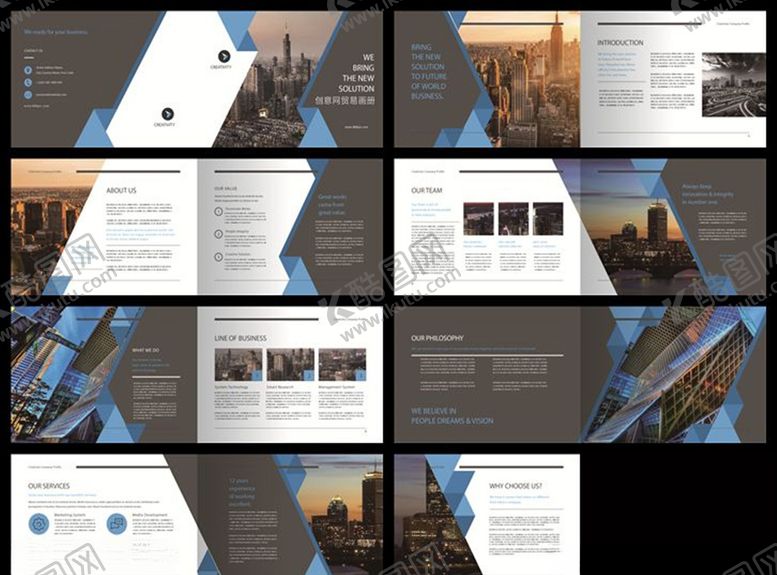 编号：36987710280607505488【酷图网】源文件下载-画册模板