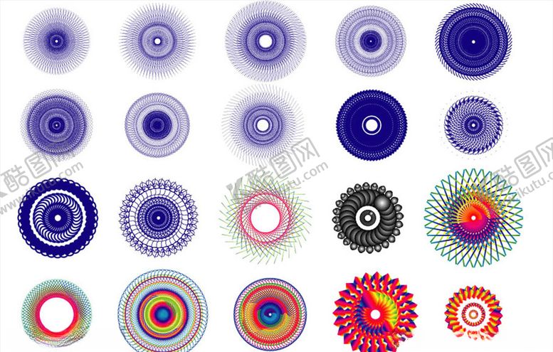 编号：38696810031950066508【酷图网】源文件下载-复古连续花纹