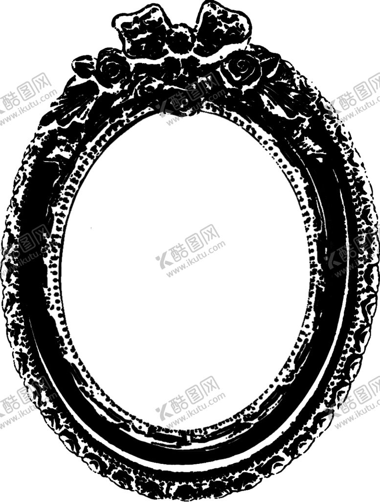 编号：15641306180709431396【酷图网】源文件下载-花式古典边框花纹相框