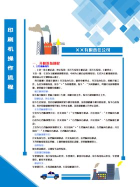 印刷机操作流程