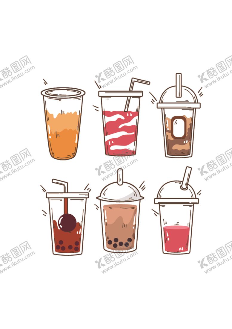 编号：22326912271557042955【酷图网】源文件下载-手绘可爱珍珠食物