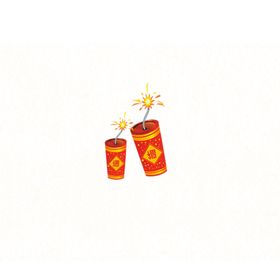 春节爆竹素材