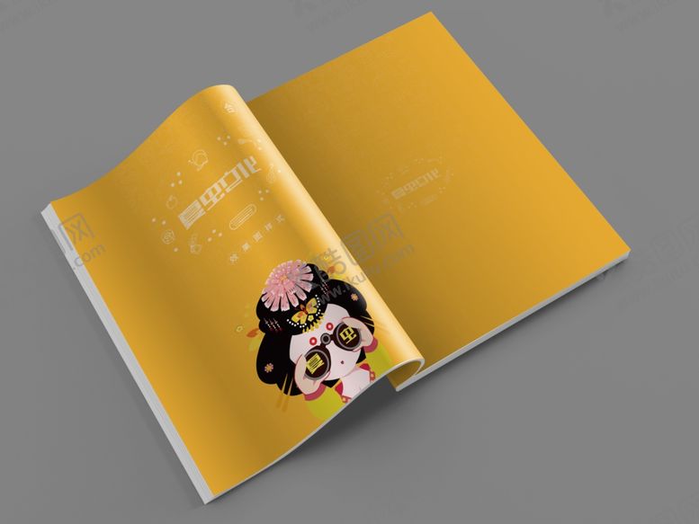 编号：10962409240548244077【酷图网】源文件下载-画册样机