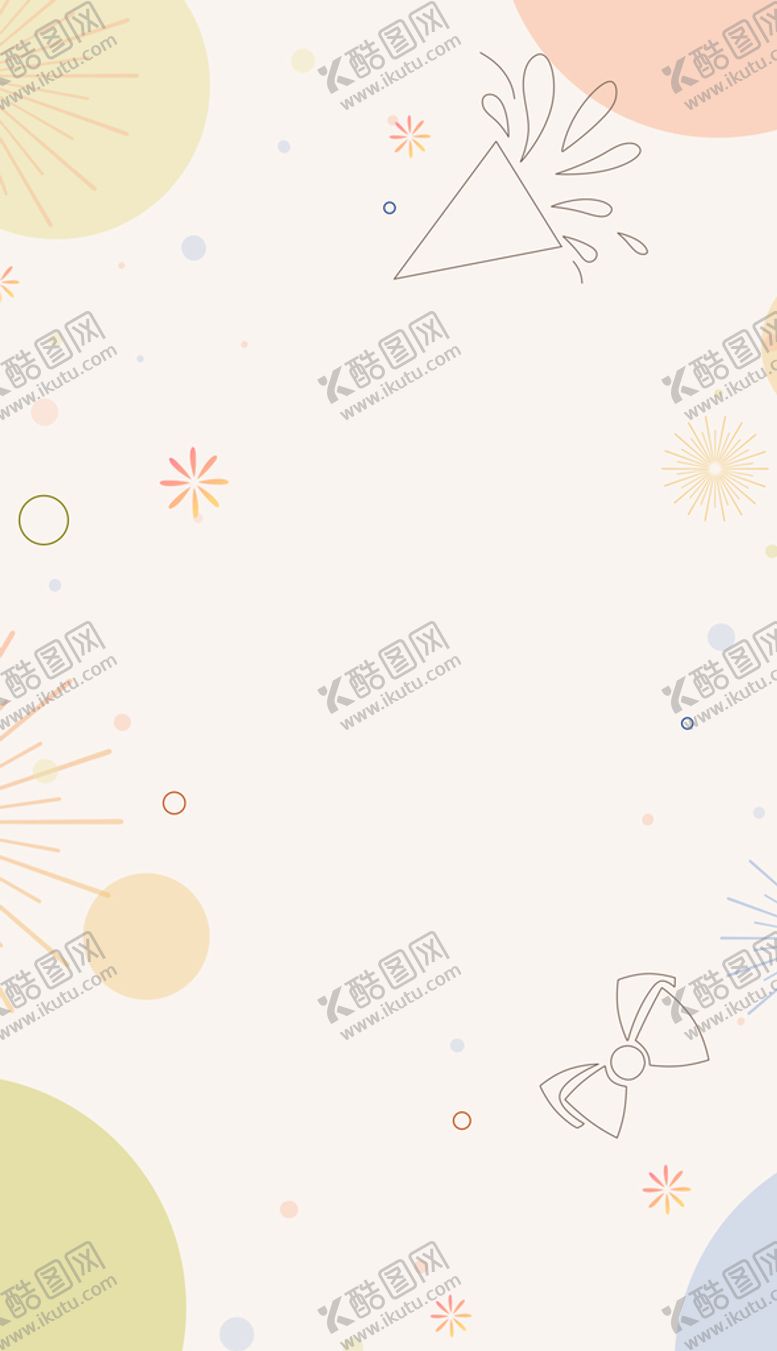 编号：89570309192031008620【酷图网】源文件下载-小清新手绘卡通线条插画背景