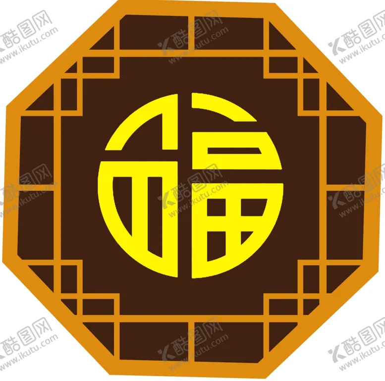 编号：96119802042243523790【酷图网】源文件下载-中式边框福字