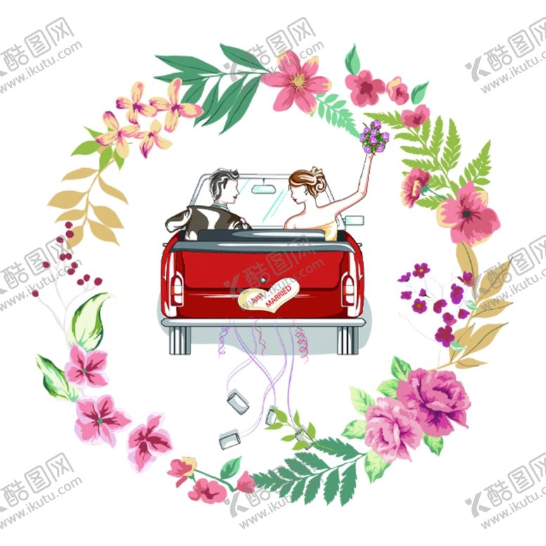 编号：78649703262353594431【酷图网】源文件下载-婚礼贴纸