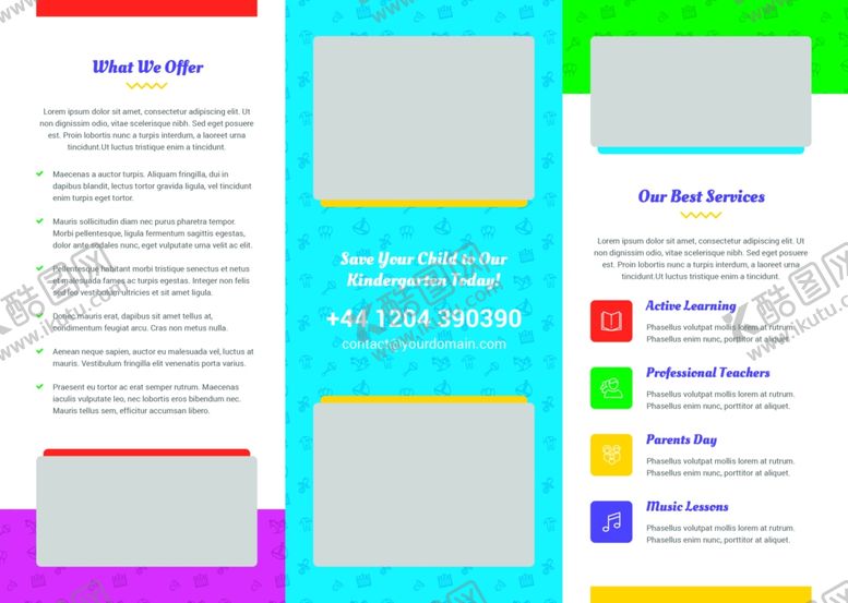 编号：23744309192353467545【酷图网】源文件下载-三折页设计