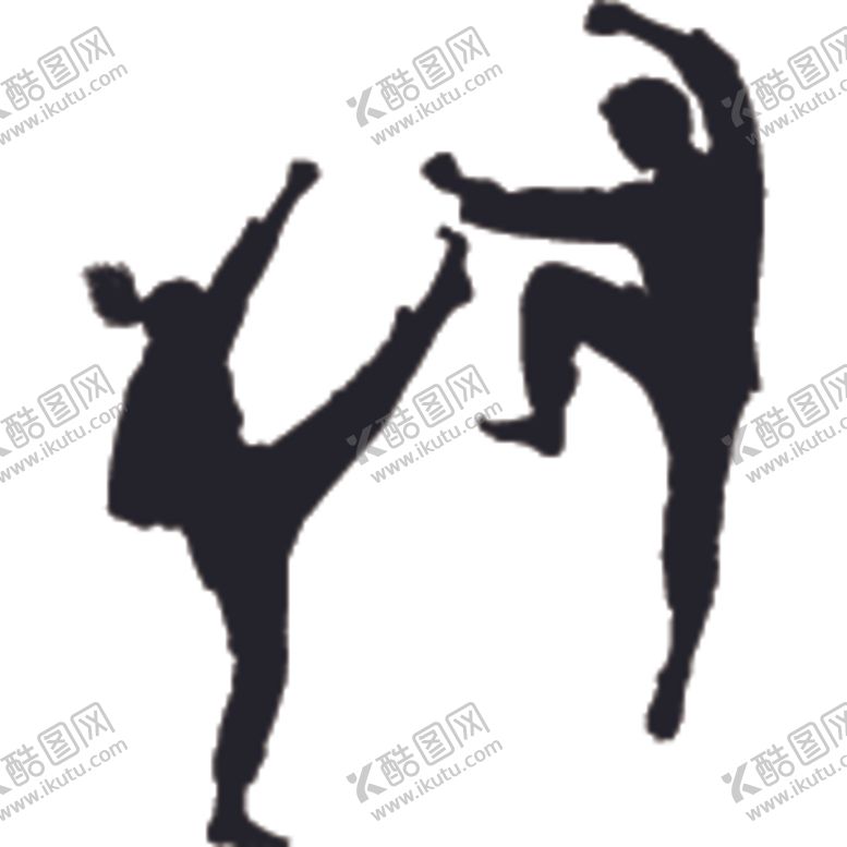 编号：74797005091550144077【酷图网】源文件下载-武术格斗剪影