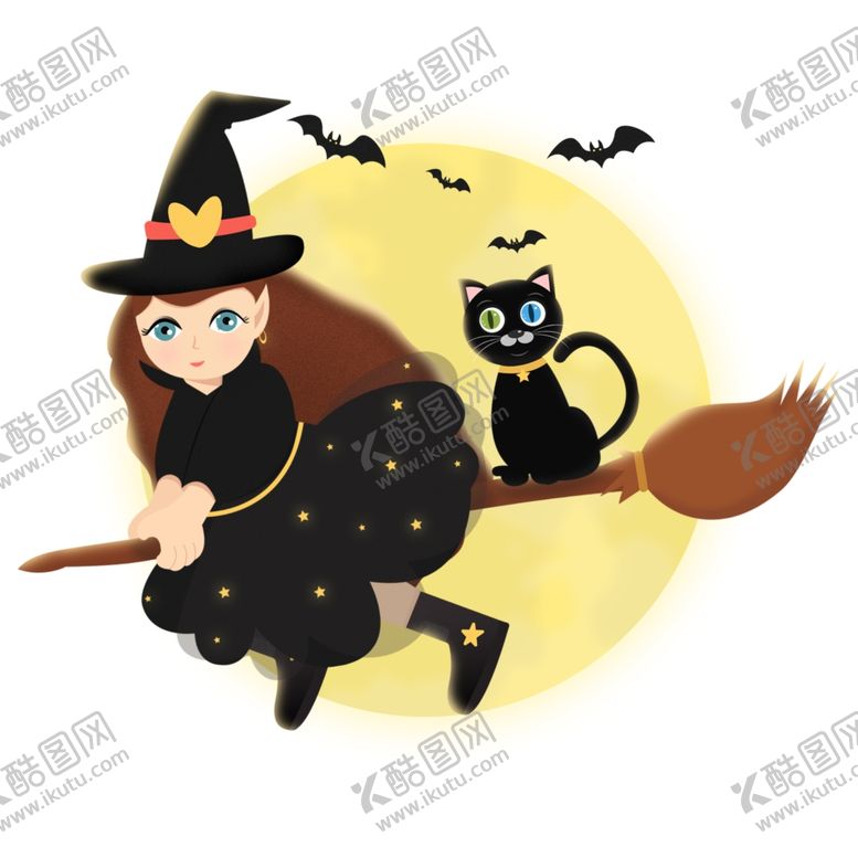 编号：23711612060912426697【酷图网】源文件下载-万圣节女巫