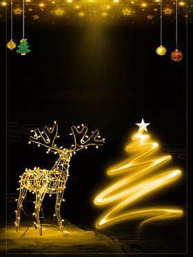 圣诞节素材横幅卡通banner