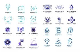 科技相关图标集合