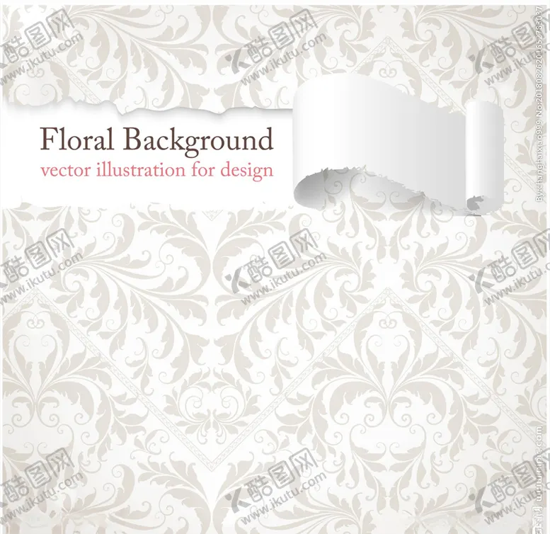 编号：95607111022033515757【酷图网】源文件下载-唯美花纹底纹背景墙纸图片