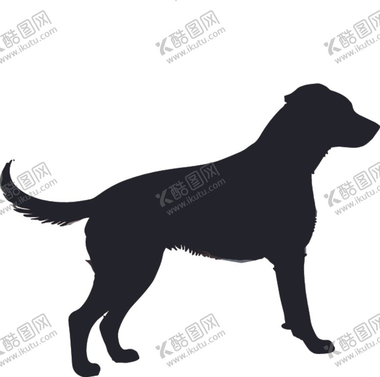 编号：26065802200615475549【酷图网】源文件下载-狗的剪影