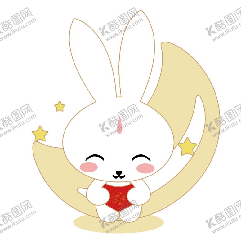 编号：63253201231044149921【酷图网】源文件下载-中秋插画   可爱卡通兔子  